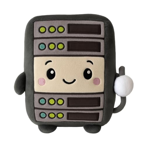 Ricky The Rack™ – Emotional Support Server Rack Plush | Funny IT Gift for Sysadmins, Devops Engineers & Data Center Teams