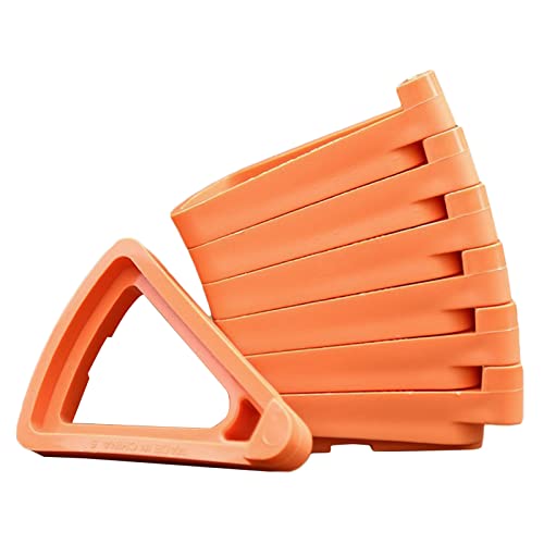 INFUNLY 48 pcs Pot de Plante Pieds Fleur Triangulaire Cover