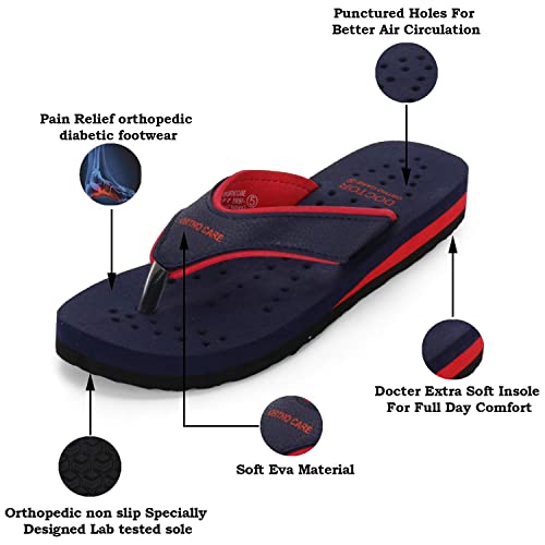 Image of DOCTOR EXTRA SOFT Chappal Care Orthopaedic and Diabetic Comfort Doctor Flip-Flop and House Slipper's for Women's D-18
