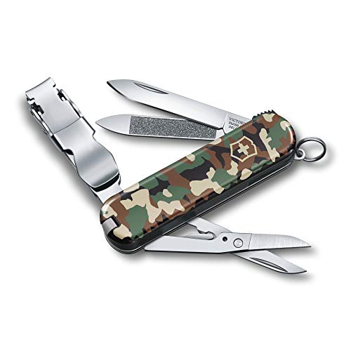 Victorinox 0.6463.94 Clipe de unha 580 camuflado 66 mm A ferramenta ideal para o seu cuidado de unha