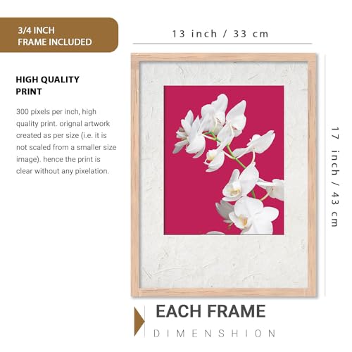 Image of kotart - Wall Poster | Paintings with Frame for Living Room, Bedroom and Office | Painting For Wall Decoration (13x17 inch, A) Pack of 6