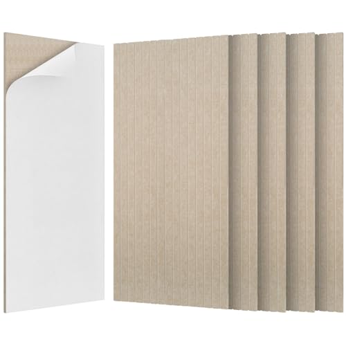 10 Pack Large Acoustic Panels,47.2" X 23.6" Acoustical Wall Panel,Self-Adhesive Sound Proof Panel for Office, Decorative Soundproof Wall Panels for Home Studio (Camel) by EVENRISING - Used condition - US$77.85