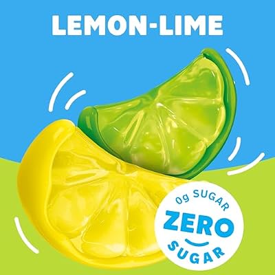 Jell-O Lemon-Lime Artificially Flavored Zero Sugar Ready-to-Eat Gelatin Snack Cups, 4 ct Cups