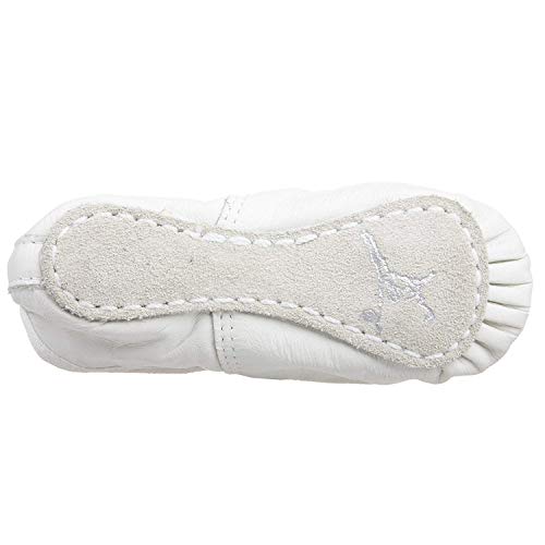 Capezio girls 205x dance shoes, White, 6.5 Wide Toddler US4