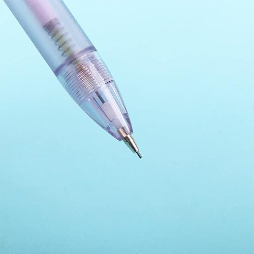 Miniatura 4 de Lápices mecánicos de 0.028 in0.020 in, lindo lápiz mecánico, lápices automáticos para la escuela, oficina, escritura, dibujo de borrador (0.028 in