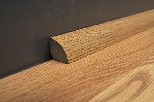 Bundle Deal - Quarter Round Moldings 94'' Each - August Oak - 23 pcs Bundle