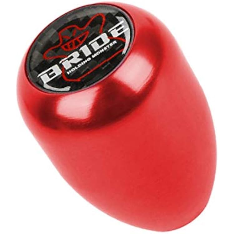 JDM Carbon Bride Alumnium Racing Gear Stick Red Shift Knob Shifter M8 M10 M12