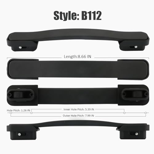 Ech.Apr Alça de substituição de bagagem, alça sobressalente para mala de viagem, peças de reparo de