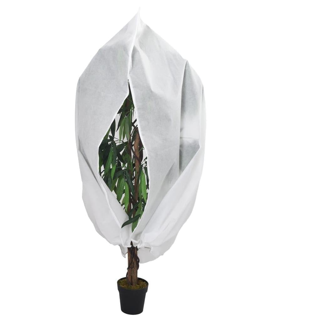 Wintervlies mit Reißverschluss 2 STK. 70 g/m² 3,93x3,5 m,Heim & Garten,Rasen & Garten,Gartenpflege,Gartenpflege-Zubehör,Weiß,4.62 kg-3203524