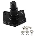 Cyreedom Motorcycle Push Button Solenoid Cover Starter Engine Starter for Harley 1991-2017 Softail Dyna Sposter Big Twin Model (Black)