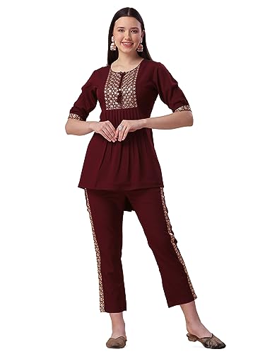 Image of NAINVISH Womens Top with Pant