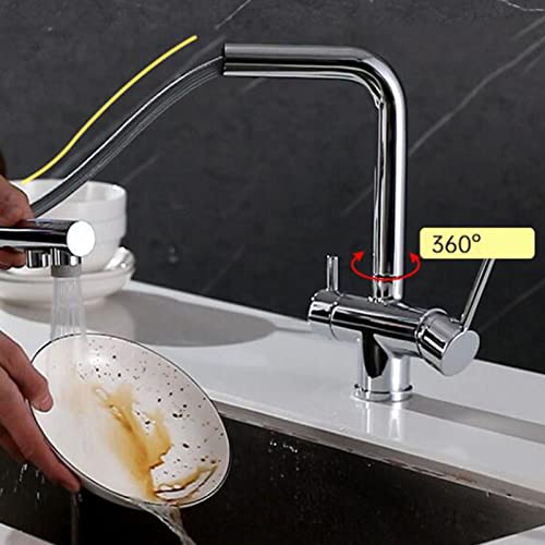 Robinet de cuisine eau potable blanc pour simplifier vos recettes