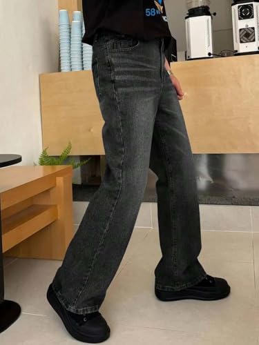 Image of KOTTY Men Jeans || Baggy Fit Jean's for Man || Loose Fit Low Rise Denim || Stretchable Casual Wear Jean,s || Dance Rap Rapping Style Pant for Men || Denim Cotton Jeans