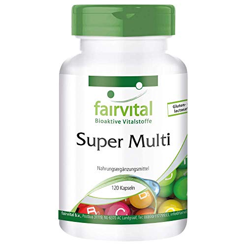 Super Multi - HOCHDOSIERT - 120 Kapseln - Multivitamin nach Linus Pauling