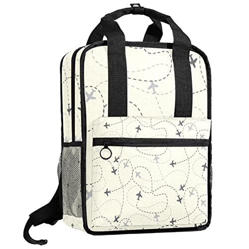 Sac à dos garçons rouge motif grue taille unique ajustable