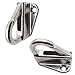 TONGNENGLIU 2 Pcs 316 Stainless Steel Safety Heavy Hook Spring Snap Attach Rope Hook Fender Hanger Hook for Tug Hardware Accessories