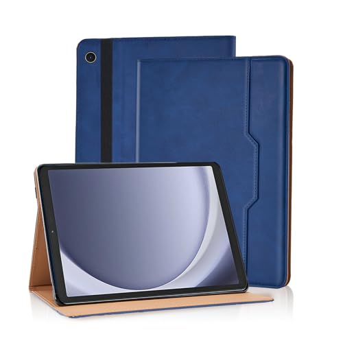Varohix Case for Samsung Galaxy Tab A9 Plus/A9+ 11 Inch 2023 Cover (Model SM-X210/SM-X216/SM-X218) Case Multi-Angle Viewing Stand with Hand Strap Galaxy Tab A9 Plus Case,Blue