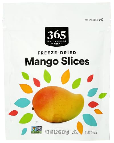 365 by Whole Foods Market Freeze Dried Mango Slices, 1.2 OZ