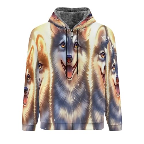 Sweat à capuche polaire homme fini le froid avec ce manteau épais