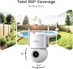 AOSU 2 Pack Caméras de sécurité d'extérieur filaires - 3K Caméra Surveillance Exterieur, 24/7 Enregistrement avec alertes de lumière sonore, Caméras de trac automatique pour la maison