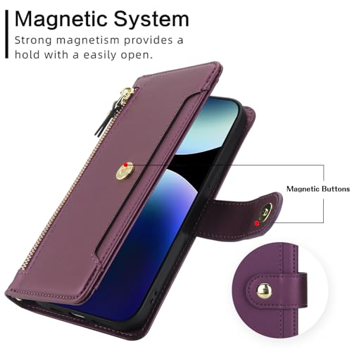 Coque Redmi Note 14 Pro Asuwish protection antichoc violet perle