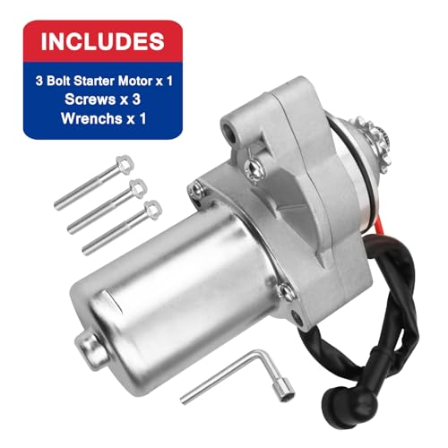 Motor de Arranque con 3 Pernos para ATV Chino 50cc-125cc, Compatible con Tao Tao, Coolster, Apollo, Kazuma y Otros miniatura 5
