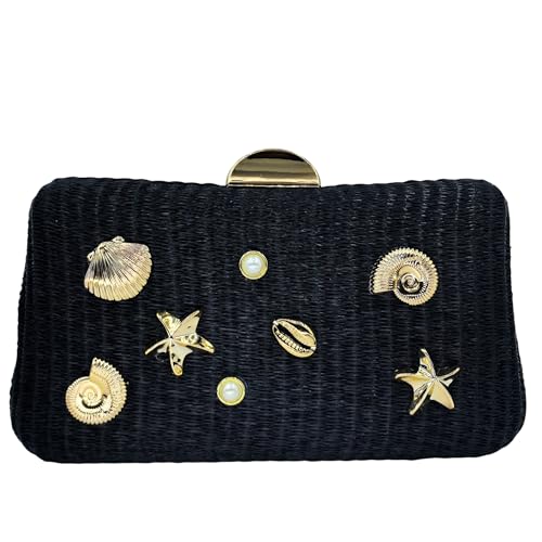 Sac de soirée de plage bohème en paille léger pour ne plus s'encombrer