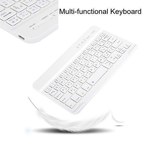 Oumij Ultra Slim Bluetooth Keyboard,English And Thai Language 7-8In Scissors Feet Wireless Support 40H Working Time Widely Suitable For Android/Ios/Windows Systems. #TOP5