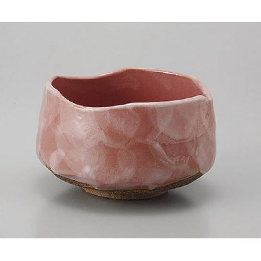 Amazon.co.jp: 抹茶碗 桜粉引抹茶碗(ボール箱入) [11.8 x 7cm