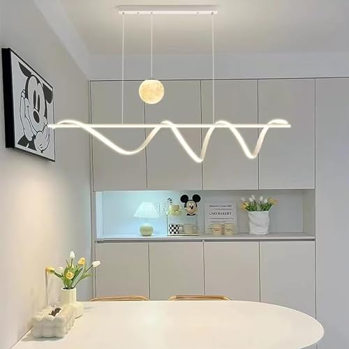 Lampe suspendue LED réglable pour table à manger moderne - 2
