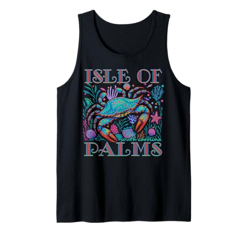ISLE OF PALMS SOUTH CAROLINA BLUE CRAB SUMMER BEACH VACATION Tank Top