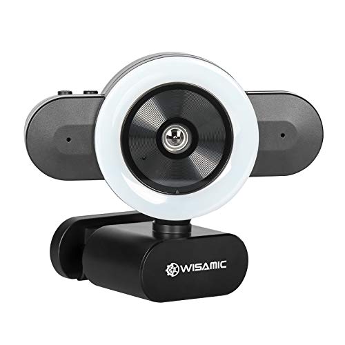 Exclusive Discount 80% Offer Webcam with Microphone, Wisamic 2K HD Laptop Desktop Camera Video Webcam, 1080P Plug and Play USB Webcam for Online Calling/Conferencing/Zoom/Skype/Facetime/YouTube