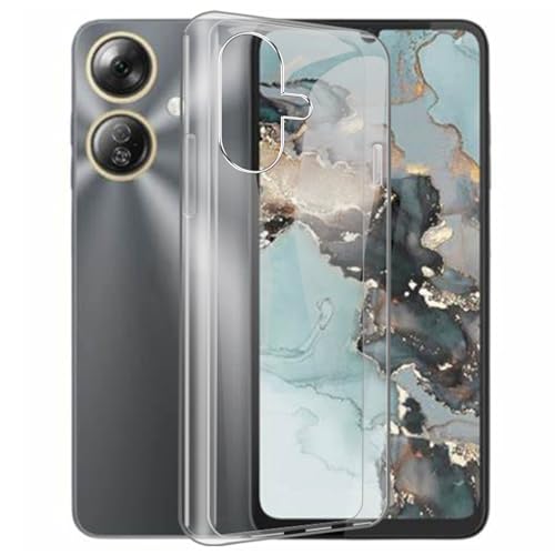 CAXKJE Coque pour HTC Wildfire E5 Plus (6.75 Pouce),Ultra Fin Silicone Case TPU Bumper Transparent Housse de Protection Antichoc Cover,pour Wildfire E5 Plus Etui - Transparent