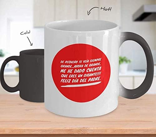 Miniatura 2 de Regalo para Papa Taza de Cafe Padre Vaso, taza café divertidas, tazas personalizadas, taza de café inspiradoras, taza con mensajes positivos.