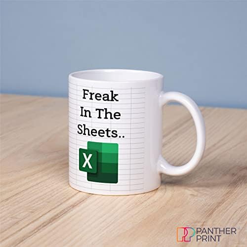 Freak In The Sheets Rude Large Heavy Duty Ceramic Novelty Funny Coffee Mug, Cup for Men & Women, Girls & Boys  Gift for Birthday, Leaving, Christmas, Retirement Gift, New Job, Boss, Colleague