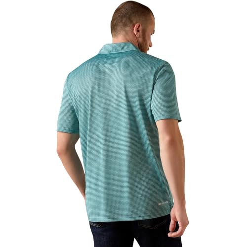 Polo clásico para hombre de ARIAT con estampado completo miniatura 2