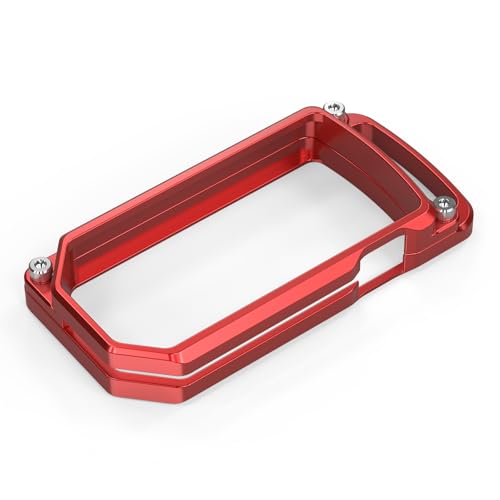 NICECNC Red Smart CNC Key Cover Case Key Cover Case Protector Shell Compatible with Ducati Diavel 2011-2016 All Models, Multitrada 1200 2010-2014, Multitrada 1200 S 2010-2014