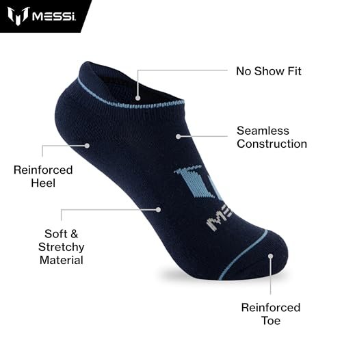 Boys' Lifestyle No-Show Socks, 6-Pack, Soft & Stretchy, Comfortable4