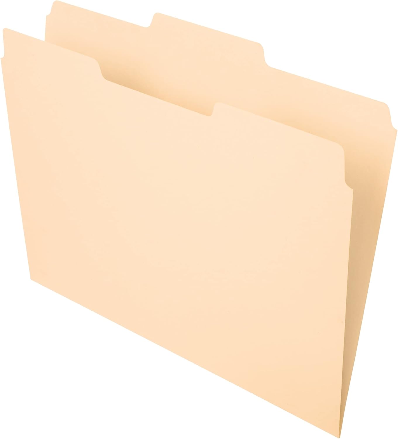 Office Depot® Brand File Folders, 1/3 Cut, Center Position, Letter Size, Manila, Pack of 100