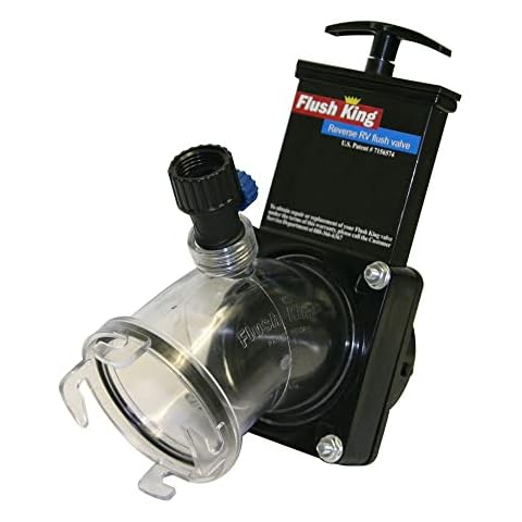 Valterra Flush King™ 45 Degree Reverse Flush Valve Attachment for RV, Camper, Trailer Cover