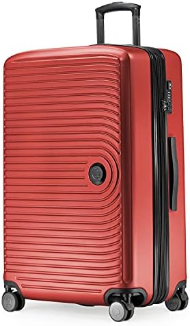 Hauptstadtkoffer Mitte Großer Koffer (77 cm) 112-130 L, Rot | ABS-Hartschale · TSA-Zahlenschloss · XL Erweiterung · 4 Rollen · Austauschbare Ersatzteile · Fernreisen · 2-3 Wochen
