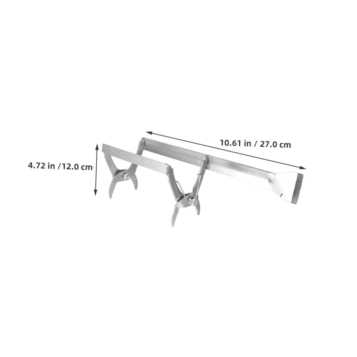 INOOMP 2 Pezzi Pinza Telai con Raschietto Integrata Strumento Ergonomico per Apicoltura Professionale e Hobbistica Pulizia e Facile