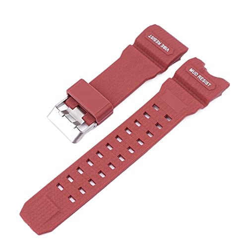 Bracelet Casio GWG-1000 résine rouge idéal pour le sport extrême