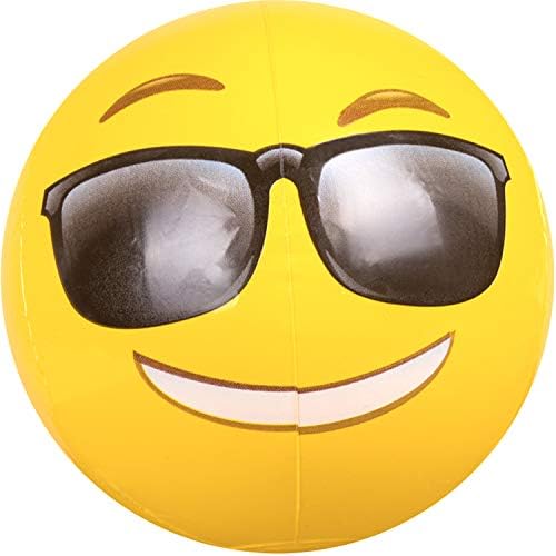 Coconut Float Emoji Beach Ball Sunglasses - Cool Shades Emoji 18 in Beach Ball