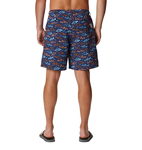 Columbia Men's Super Backcast Water Short, Carbon Fishfinder Print, Medium #TOP6