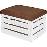 HOCH DIE FÜSSE! Mit der gemütlichen Sitzbox genießt ihr die verdiente Ruhe. Perfekt als Fußbank vorm Sofa beim Fernsehgucken oder als Outdoor Pouf fürs Entspannen auf dem Balkon oder der Terrasse