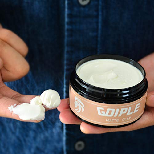 Hair Styling Clay For Men Strong Hold, Matte Finish Water Based Matte Texture Pomade, Ideal For All Men’s Hair Types 100G (3.5Oz) #TOP2