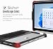 MoKo Hülle für Microsoft Surface Go 4 /Surface Go 3 / Surface Go 2 / Surface Go Case, All-in-One Schutzhülle mit Stifthalter und Handschlaufe, Kompatibel mit Type Cover Keyboard - Schwarz