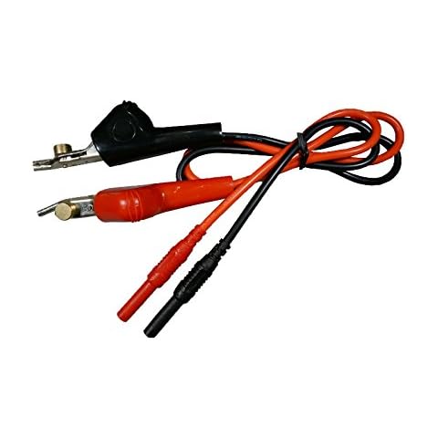 AST Labs Test Lead Alligator Angled Clip Bed-of-Nails (ABN) to Banana Female Silicone 0.5 m / 19" Cover