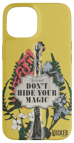 �E�B�L�b�h Don�ft Hide Your Magic Floral Broom �X�}�z�P�[�X iPhone 15 �p